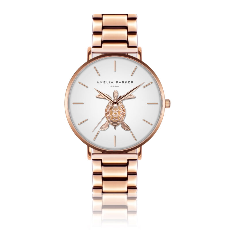 Rose Turtle Rose gold Link - Image 8