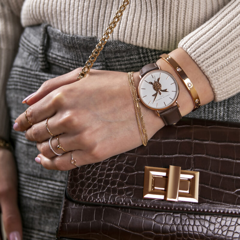 Rose Turtle Brown Leather - Image 16