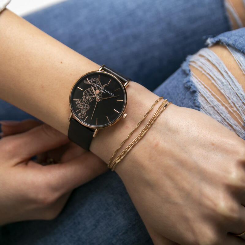 Fossil Black Leather - Image 2