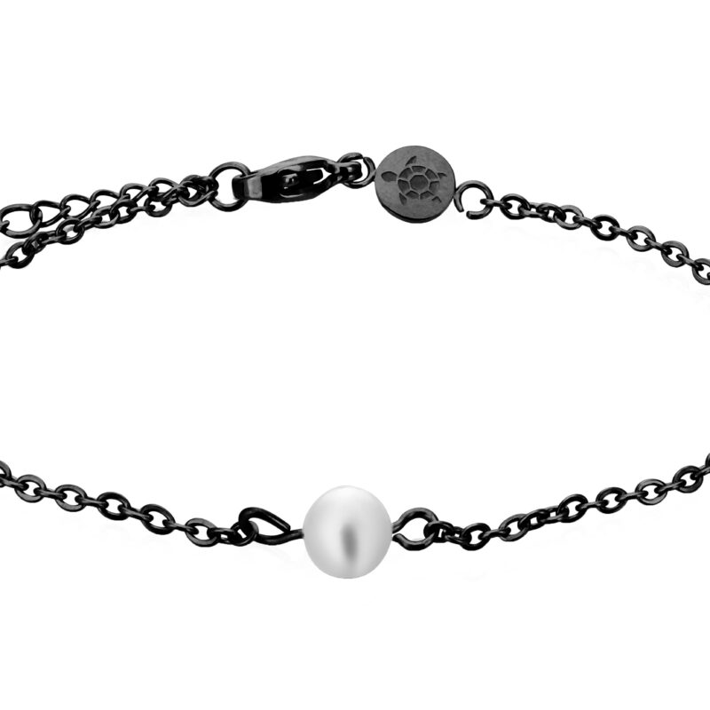 Raindrop Bracelet in Black - Image 3
