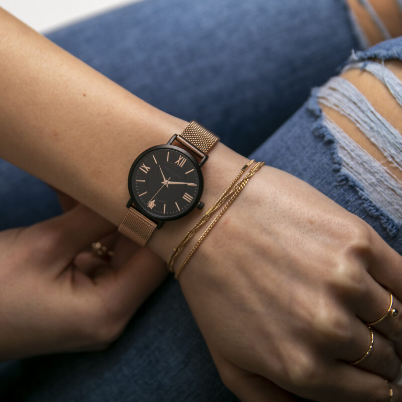 Petite Noir Rose gold Mesh - Image 9