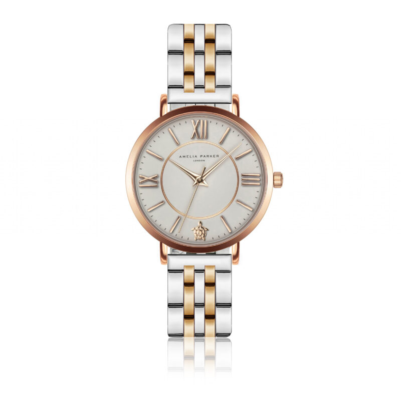 Petite Classique Rose Gold & Silver Link - Image 8