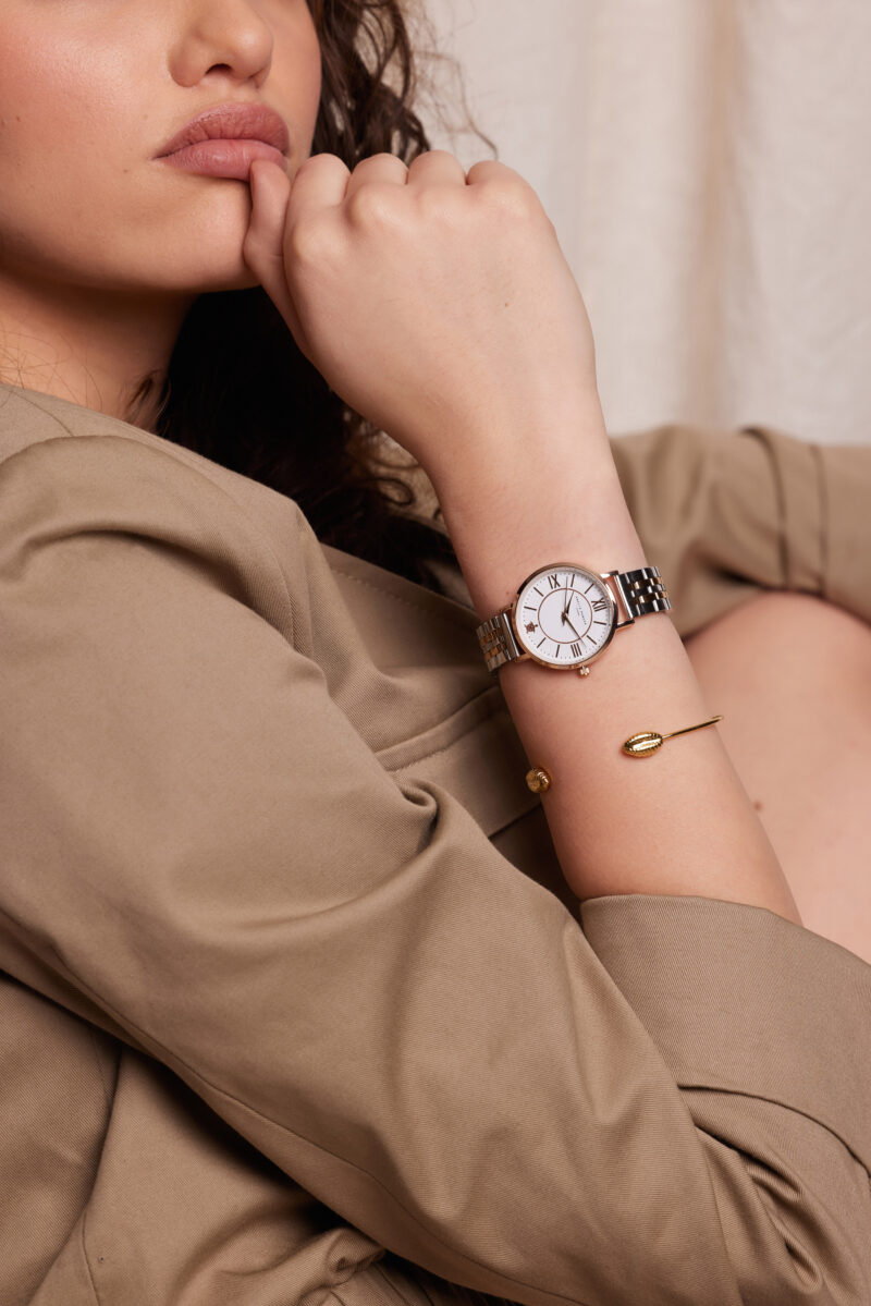 Petite Classique Rose Gold & Silver Link - Image 9