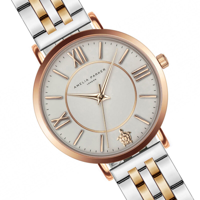 Petite Classique Rose Gold & Silver Link - Image 11
