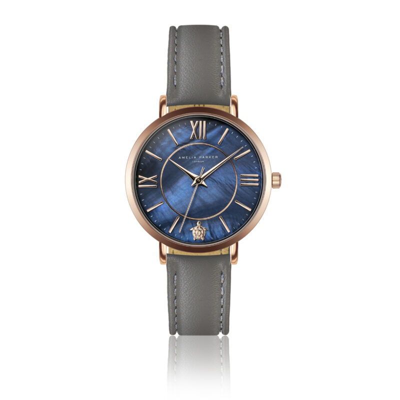 Petite Blue Grey Leather - Image 8