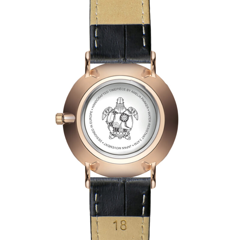 Gold Charm Black Leather - Image 11