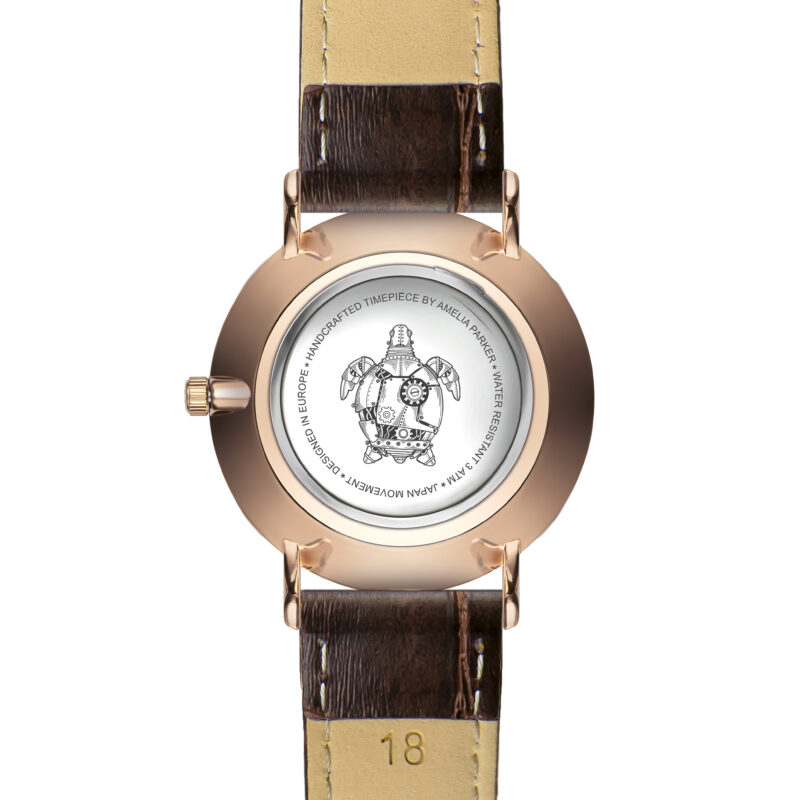 Gold Charm Brown Leather - Image 11