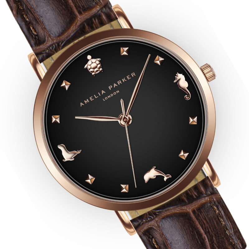Gold Charm Brown Leather - Image 12