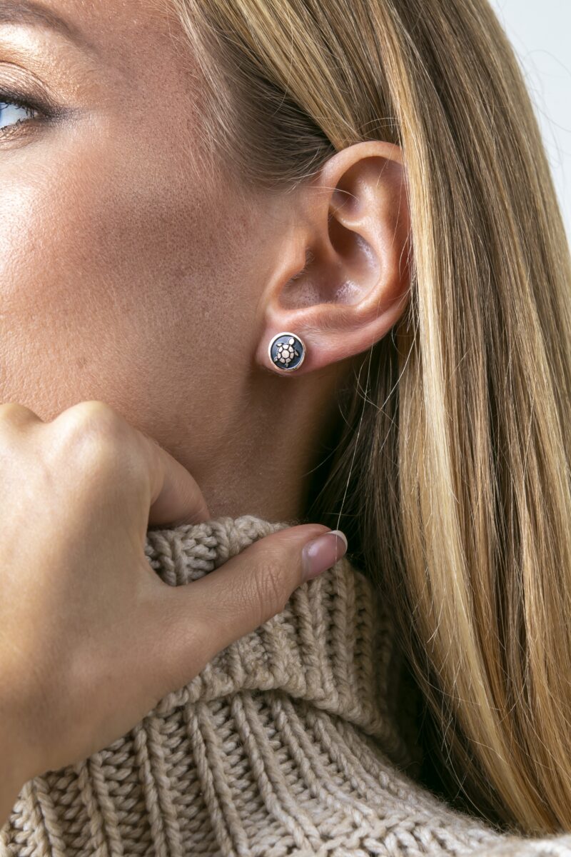 Coralia Earrings in Rose Gold - Image 6
