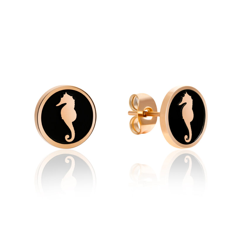 Coralia Earrings in Rose Gold - Image 5