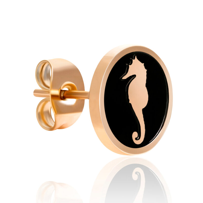 Coralia Earrings in Rose Gold - Image 7