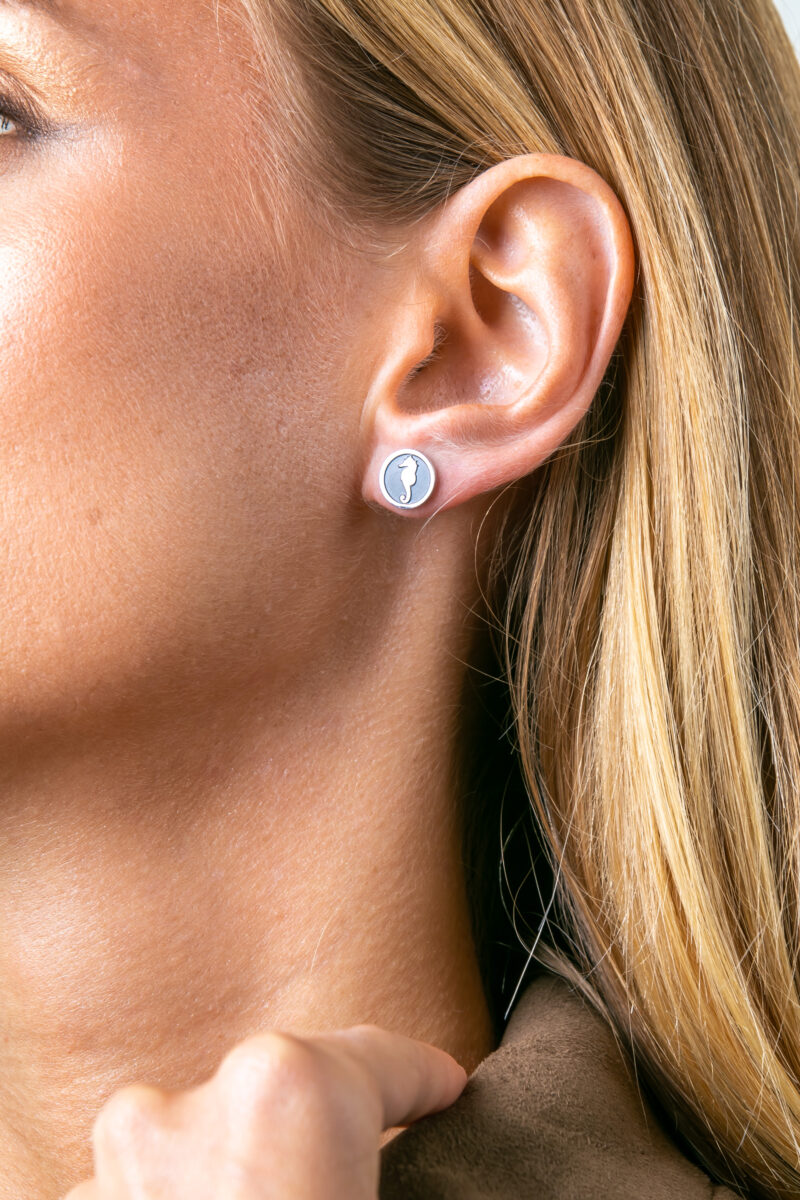 Coralia Earrings in Silver - Image 6