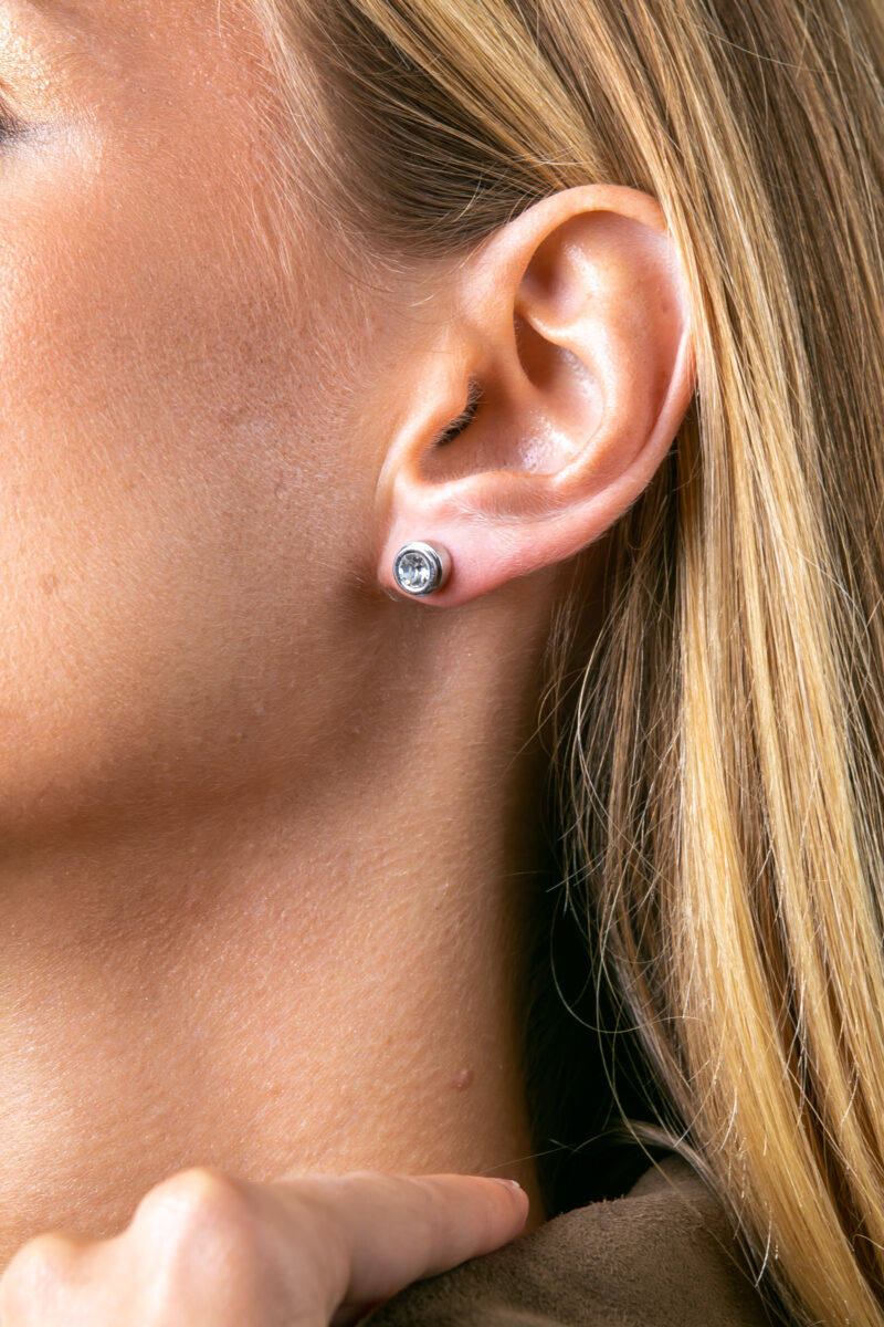 Sparkle Earrings in Silver - Image 6