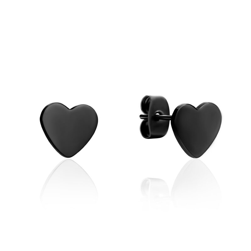 Cupid Earrings in Black - Image 5