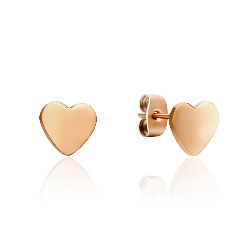 Cupid Earrings in Rose Gold - Image 9
