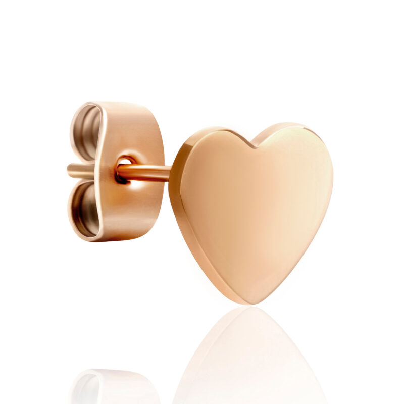 Cupid Earrings in Rose Gold - Image 7