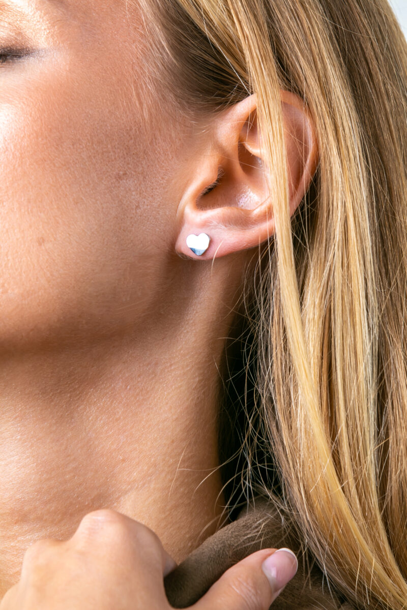 Cupid Earrings in Silver - Image 6