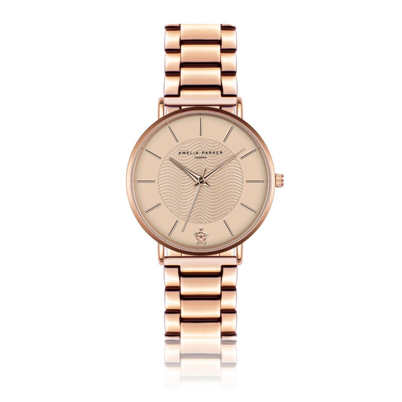 Wild Waves  Rose Gold Link