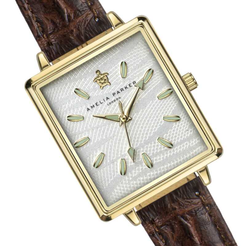 Desert Brown croco Padded and stitched smooth - Image 11