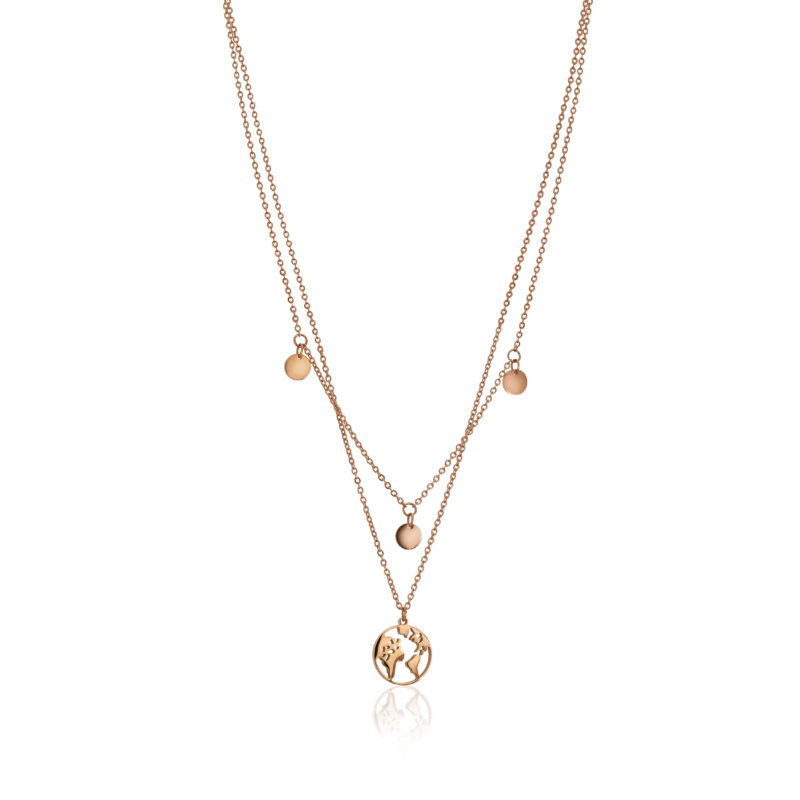 Wanderlust Necklace in Rose Gold - Image 6