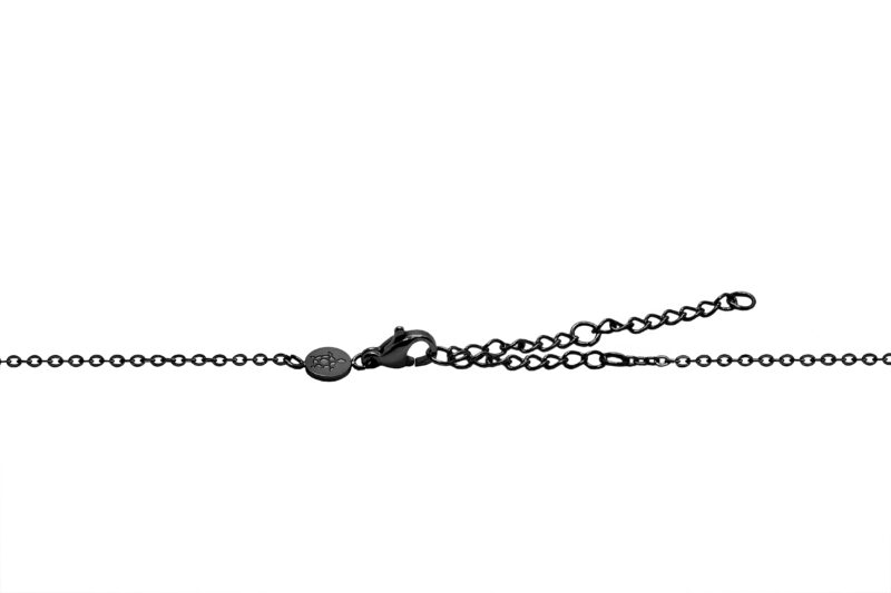 Raindrop Necklace in Black - Image 9