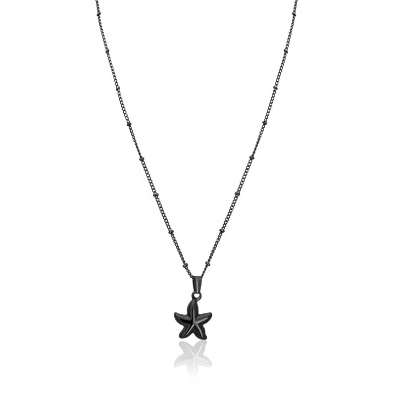 Serene Necklace in Black - Image 6