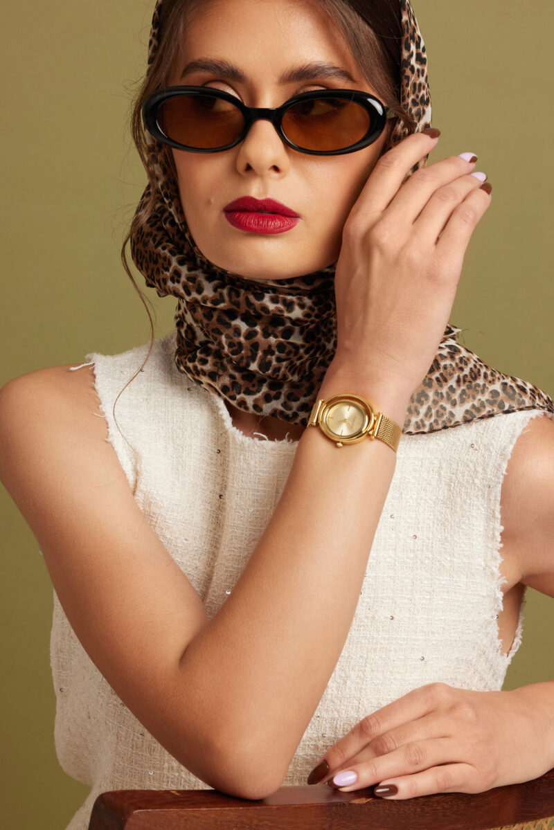 Clare Gold Mesh - Image 9