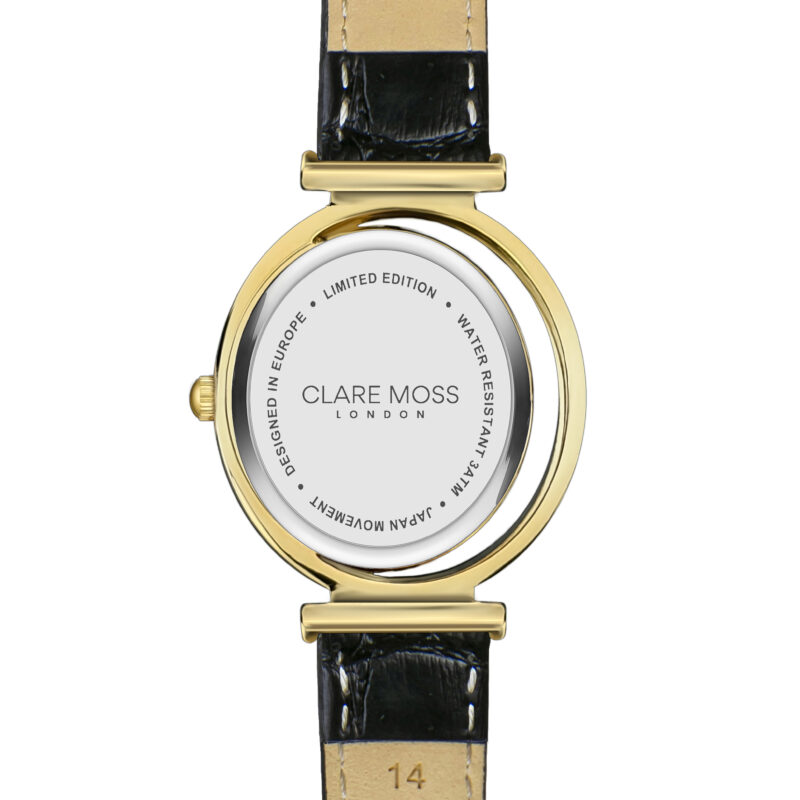 Clare Pearl Black  Padded and stitched smooth - Image 12
