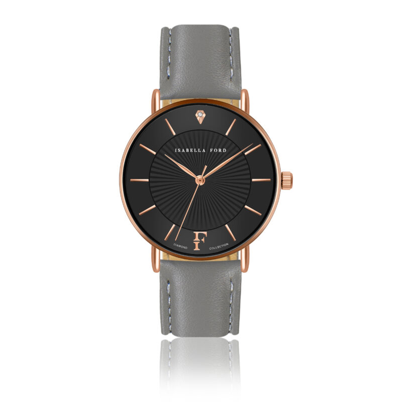 Naomi Grey Leather