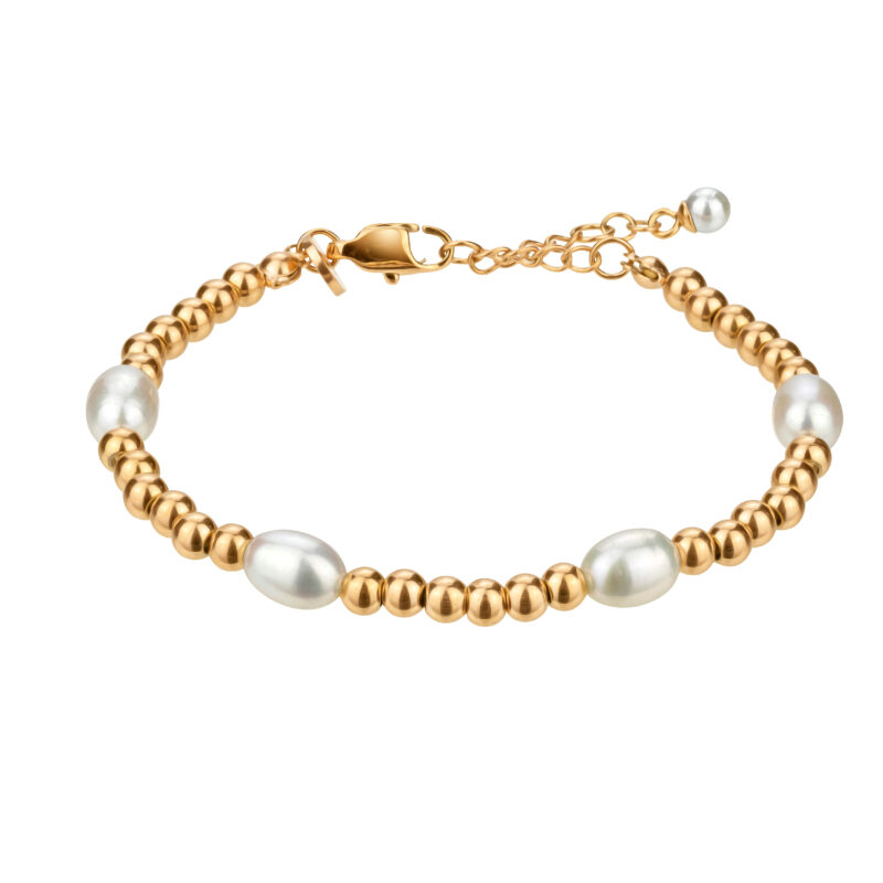 Josephine Pearl Gold Bracelet - Image 7