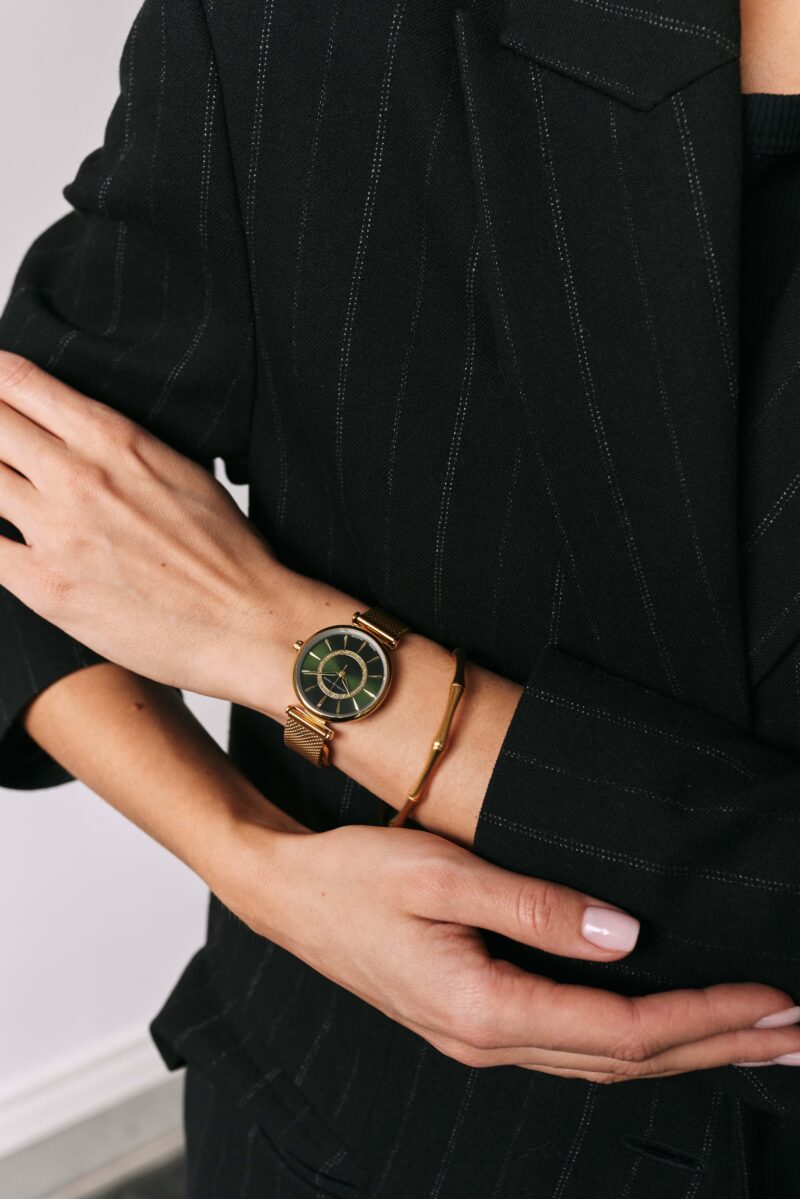 Luise Gold Cuff Bracelet - Image 6