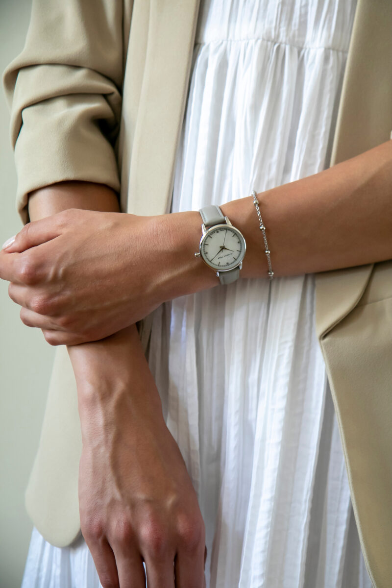 Demi Grey Leather - Image 9