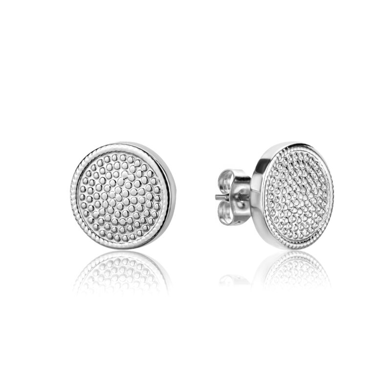 Danielle Silver Stud Earrings - Image 7