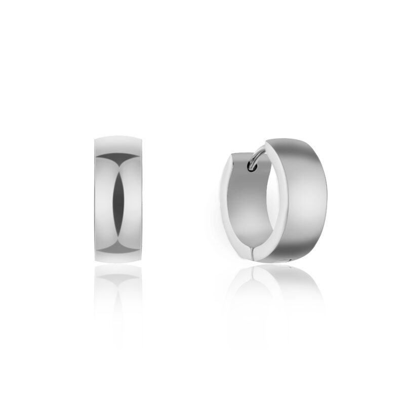 Lize Silver Hoop Earrings - Image 7