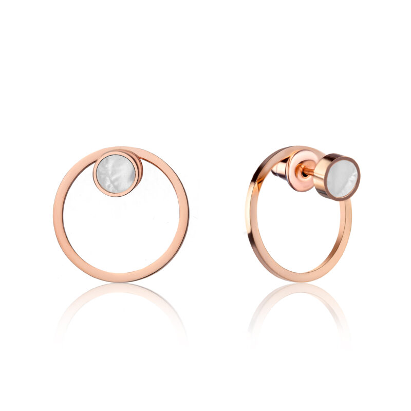 Emilia Rose Gold Stud Earrings