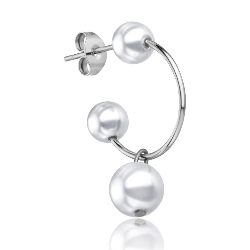 Klara Silver Stud Earrings - Image 12