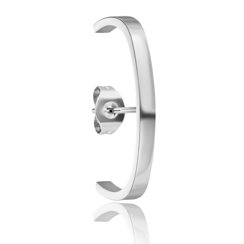 Ulla Silver Stud Earrings - Image 11