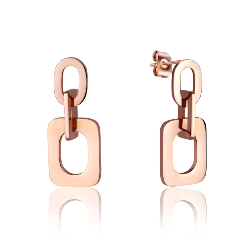 Laura Rose Gold Stud Earrings
