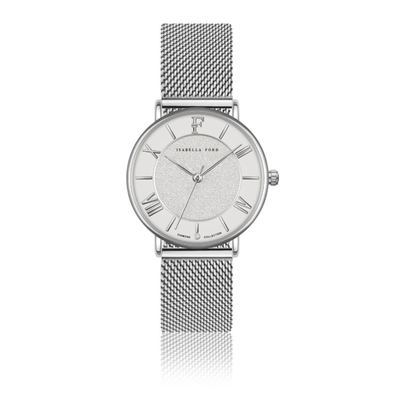 Gabrielle Silver Mesh