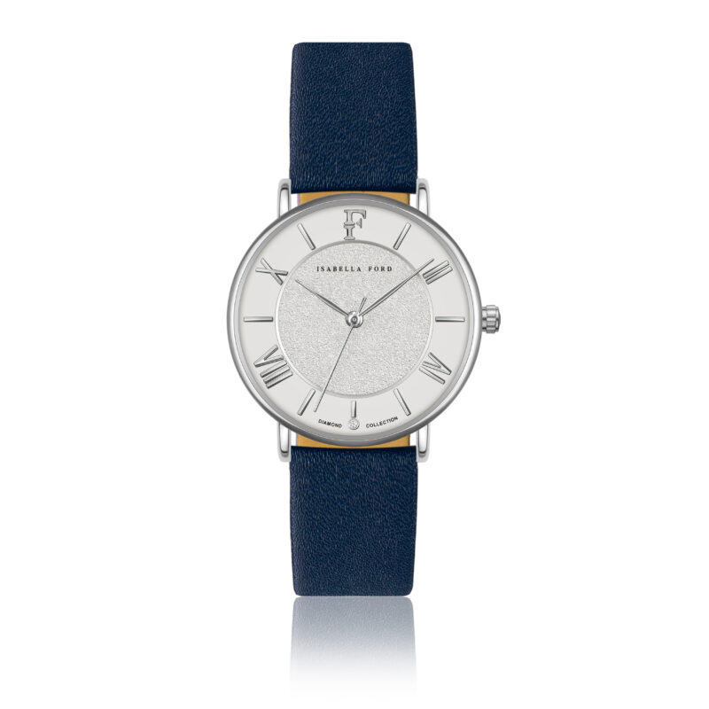 Gabrielle Blue Leather