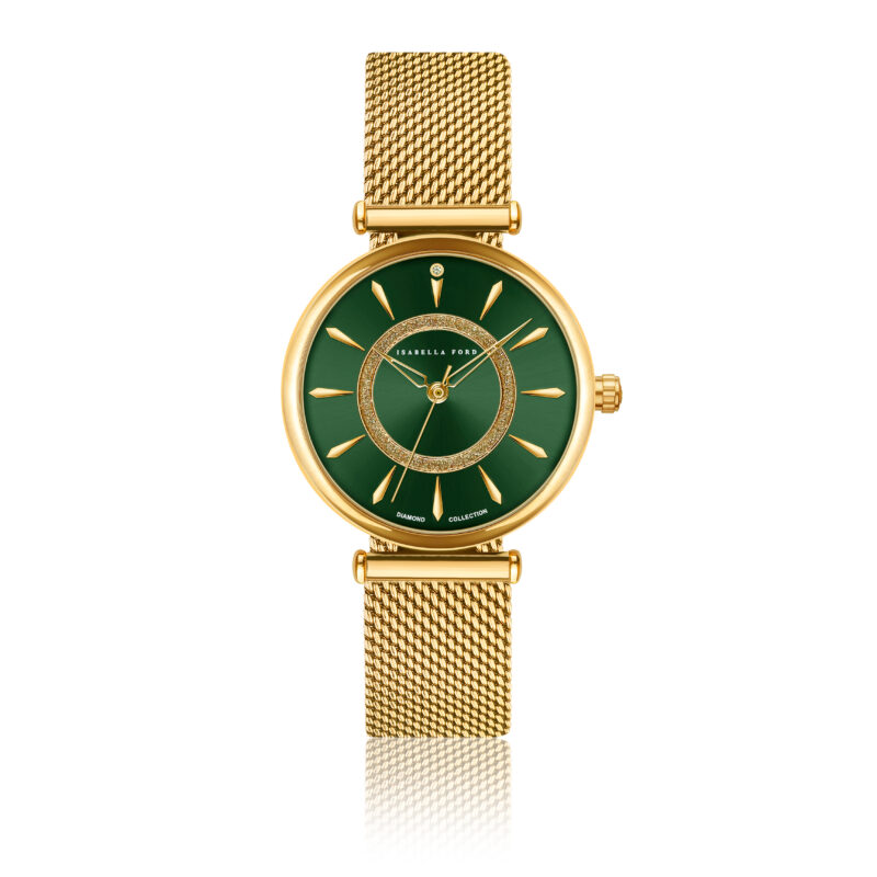 Nathalie Gold Mesh