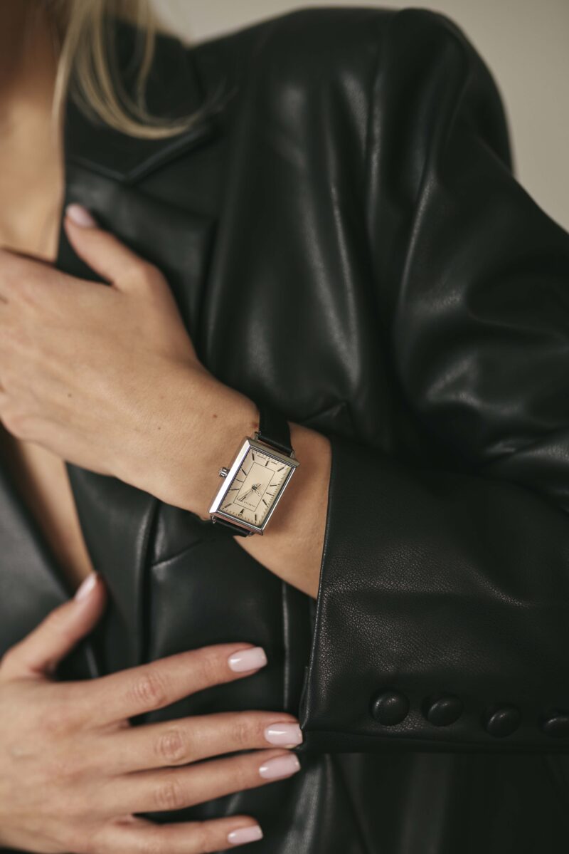 Fleur Black Leather - Image 2
