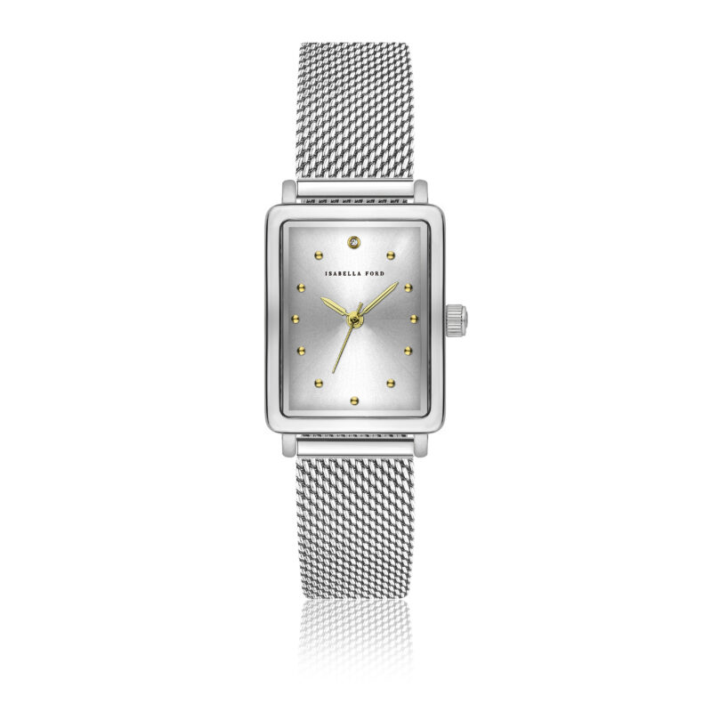 Isaure Silver Mesh