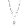 Arielle Trinity Silver Necklace - Image 9