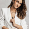 Arielle Trinity Silver Necklace - Image 10