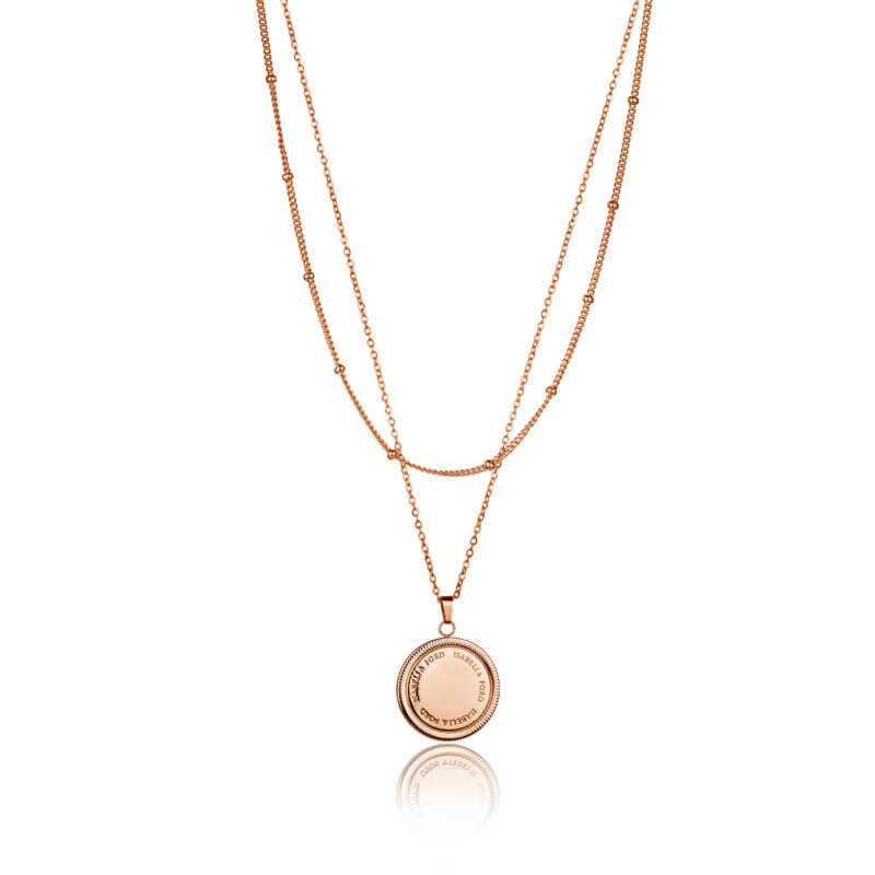 Isabella Rose Gold Necklace - Image 9