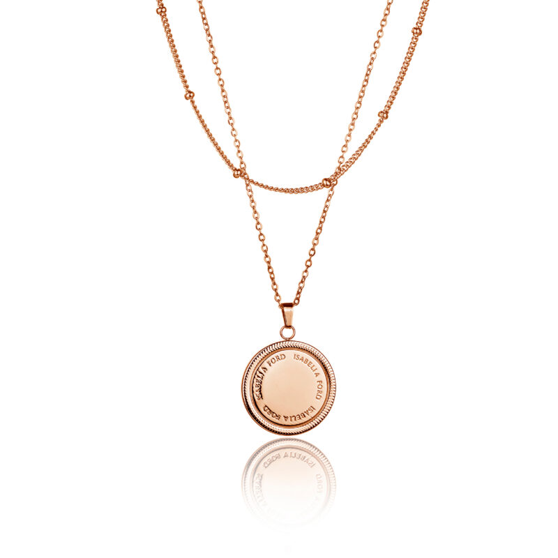 Isabella Rose Gold Necklace - Image 11