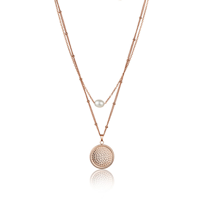 Agathe Rose Gold Necklace - Image 5