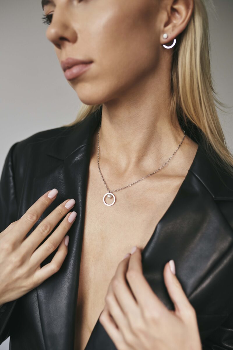 Lea Silver Necklace - Image 10