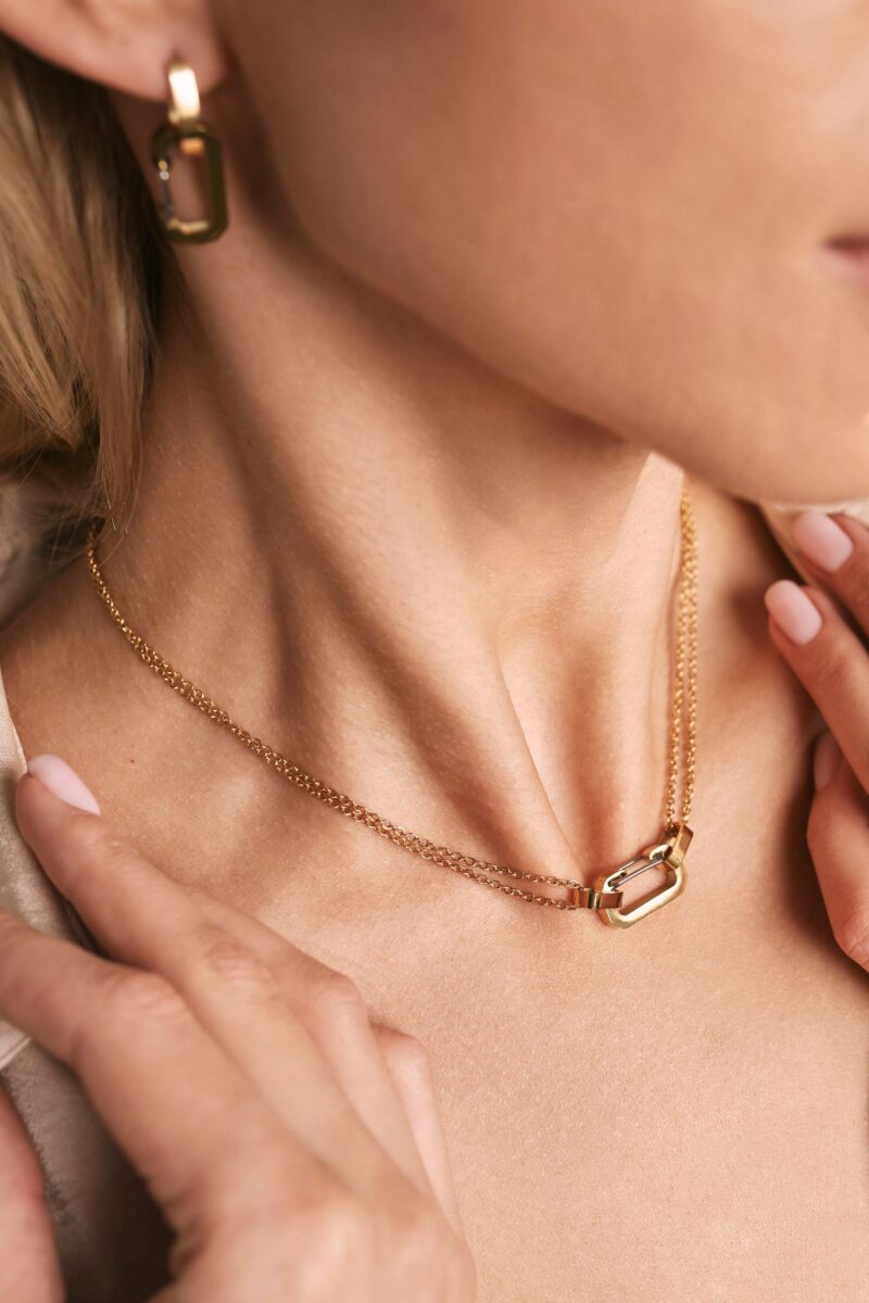 Stefanie Gold Necklace - Image 2
